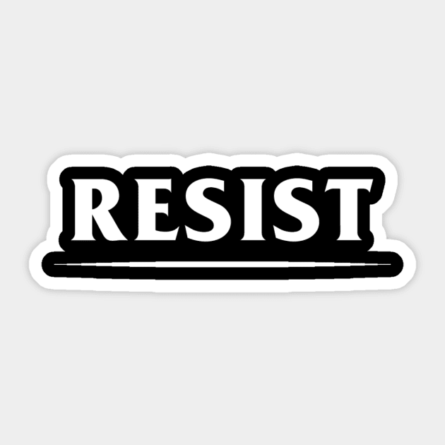 Resist Sticker by vanitygames